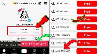 🟡Get Free 10k Likes ♥️ Followers In 5 Minutes Free Tiktok Followers Hack 2023 [upl. by Mhoj124]