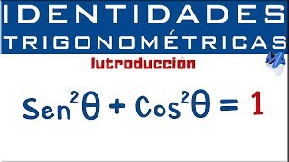 Identidades Trigonométricas  Introducción [upl. by Eelsnia620]