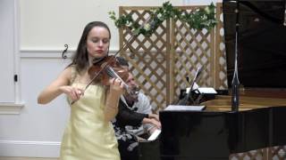 quotLiebesleidquot Kreisler  Kinga Augustyn violin  Kalina Mrmevska piano [upl. by Auqinimod714]