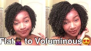 How I Break the Gel Cast  Fluff  Style My Edges On My Wash amp Go  Natural Hair [upl. by Kingsly95]