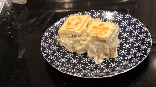 Mesos Chessmen Cheese Cake Banana Pudding Chessman Banana Pudding [upl. by Hatokad837]