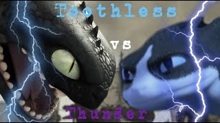 Toothless vs Thunder  Now Or Never Julie and the phantoms [upl. by Myron]