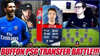 BUFFON PSG TRANSFER PREDICTION SQUAD BUILDER BATTLE💎😱🔥 Fifa 18 Ultimate Team😱 vs Wakez [upl. by Ann-Marie355]