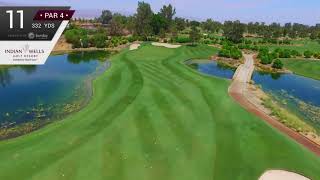 Indian Wells Golf Resort Player’s Course  Hole 11 [upl. by Lleuqar]