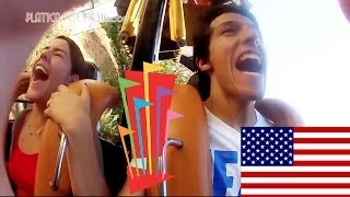 Nuevos Gritos en Six Flags Magic Mountain de Los Angeles California  Los Polinesios Vlogs [upl. by Ellicott]