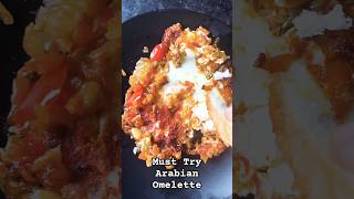 must try Arabian omelette easy shakshukashorts short viralvideo reels arabic food ytshorts [upl. by Yelroc253]