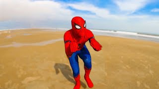 Joy From The Beach  SpiderMan Looking For Teammates  Happy Videos [upl. by Aslam784]