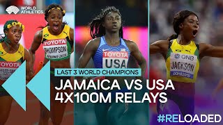 4x100M Womens Last Three [upl. by Winfield340]