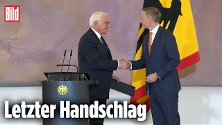 Christian Lindner Entlassung in 25 Sekunden [upl. by Morel]