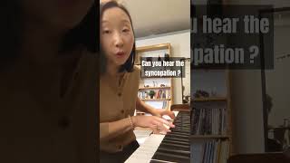 What is syncopation piano pianotutorial music [upl. by Hgielhsa]