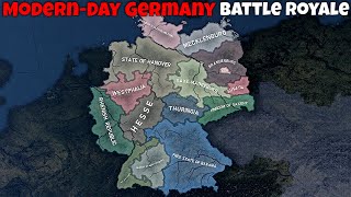 MODERNDAY GERMANY BATTLE ROYALE  Hoi4 Timelapse [upl. by Patsy701]