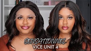 NEW Sensationnel Synthetic Hair Vice HD Lace Front Wig  VICE UNIT 4  Courtney Jinean [upl. by Criswell370]