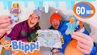 Blippi and Meekahs Very Merry Treasure Hunt  Blippi  Educational Videos for Kids [upl. by Yendyc]