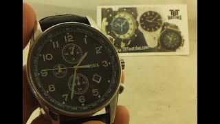 How to change a battery on Fossil watch model number FS4761 40501407 [upl. by Wampler391]