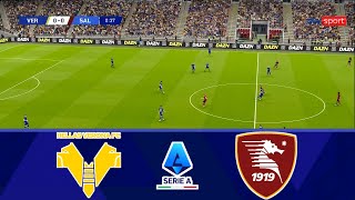 HELLAS VERONA VS SALERNITANA  SERIE A 20232024  FOOTBALL LIFE 2023 [upl. by Jamie]