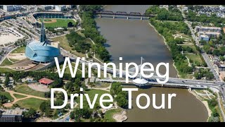 Winnipeg Manitoba Canada Drive Tour 10 80p HD Video [upl. by Maram]