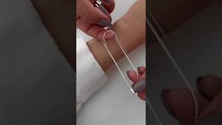 Simple chain से बनाया इतना सुंदर bracelet bracelet braceletmaking jewellery shorts [upl. by Linn]