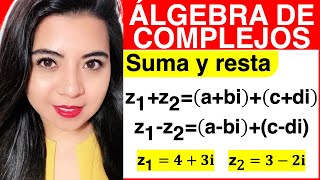 SUMA y RESTA de números complejos en la FORMA BINÓMICA o FORMA DE BINOMIO [upl. by Ellesij]