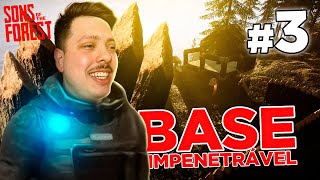 CONSTRUINDO A BASE IMPENETRÁVEL SERÁ QUE VOU CONSEGUIR SONS OF THE FOREST EP3 [upl. by Ayota]