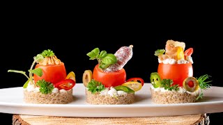 Stuffed tomatoes – let your imagination run wild Finger foods easy recipe [upl. by Robin]