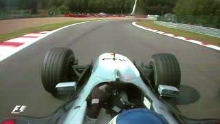 Hakkinen Battles Schumacher At Spa  2000 Belgian Grand Prix [upl. by Kedezihclem]