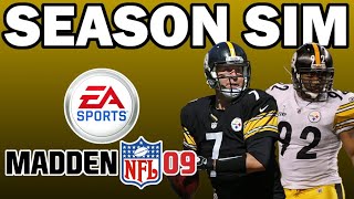 Steelers 200809 Season Simulation on Madden 09 [upl. by Hastie]