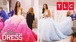 Favorite COLORFUL Wedding Gowns  Say Yes to the Dress  TLC [upl. by Larine219]