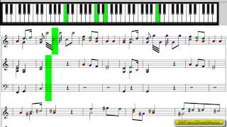 Wedding Bridal March Piano Sheet Music [upl. by Chatav]