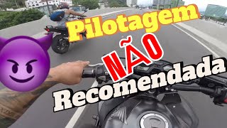 PILOTAGEM NÃO RECOMENDADA CB650F FULL INOX 🚀 [upl. by Snebur734]