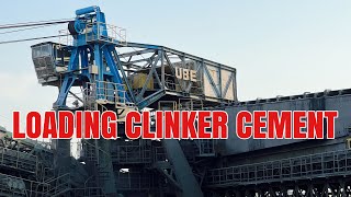 LOADING CLINKER CEMENT AT UBE JAPAN lifeatsea seamanvlog seamanlife seaman [upl. by Enilasor]