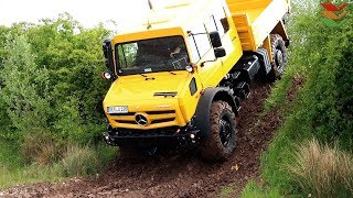 Faszination UNIMOG Offroad Parcours RETTmobil 2018 in Fulda inkl 5 Min Inside Cam View Video [upl. by Luapleahcim]