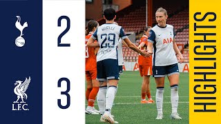 WSL HIGHLIGHTS SPURS 23 LIVERPOOL  NARROW DEFEAT IN 5GOAL GAME  TOTTENHAM HOTSPUR WOMEN [upl. by Rubi403]