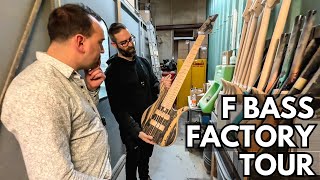 F Bass Factory Tour amp Behind the Scenes [upl. by Elacim]