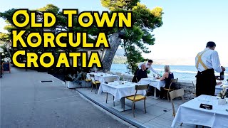 Korcula Old Town in 4K Walking tour [upl. by Maure589]