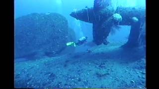 Dive the wreck of IJN battleship Nagato Bikini Atoll Marshall Islands [upl. by Anilecram891]