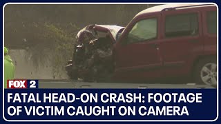 Fatal headon crash on I696 Footage of victim caught on camera [upl. by Gifford192]