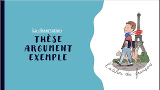 Thèse argument exemple  DISSERTATION 3  Leçon de français C1C2  Cours de méthode [upl. by Nnayhs]