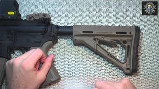 Magpul CTR Buttstock Stress Test amp Installation [upl. by Heger]