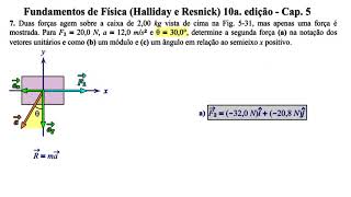 Aula 07  Fundamentos de Física Halliday e Resnick 10a Edição  Cap 5 [upl. by Dinse149]