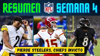 RESUMEN ¿Qué pasó en Semana 4 NFL 2024 [upl. by Placia]