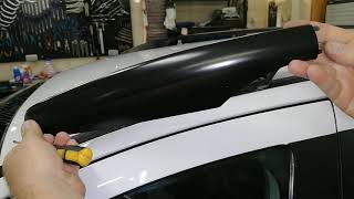 How to Remove Roof Rails Rack Bars Peugeot 308 SW [upl. by Eldwon743]