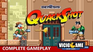 🎮 QuackShot Mega Drive Complete Gameplay [upl. by Quillan]