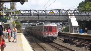 Metro North Yankee Clipper Express Train in New Rochelle [upl. by Islean972]