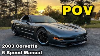 What Its Like Driving A Cammed C5 Corvette  6 Speed Manual POV [upl. by Neirual461]