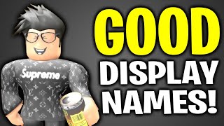 TOP 100 GOOD DISPLAY NAMES For Roblox Boys  Roblox DISPLAY NAMES [upl. by Nnylrefinnej661]