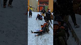 Snowy Kabul Morning AFG  nature snow snowfall kabul fun kids shorts viral video youtube [upl. by Airpac747]