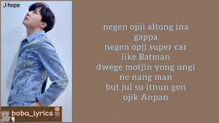 BTS  Anpanman easy romanized lyrics ❁´◡❁ [upl. by Ikciv]