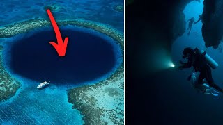 Divers Find Creepy Surprise at Bottom of Great Blue Hole [upl. by Atirehc616]