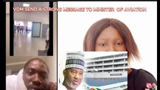 Verydarkman drgged Nigeria Minister of aviation over excxessive charges of passengers bags [upl. by Aenej]