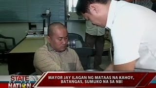 SONA Mayor Jay Ilagan ng Mataas Na Kahoy Batangas sumuko na sa NBI [upl. by Elraet]